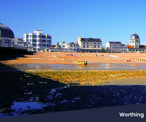 Worthing seafront UK