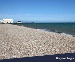 Bognor Regis sea front and pier