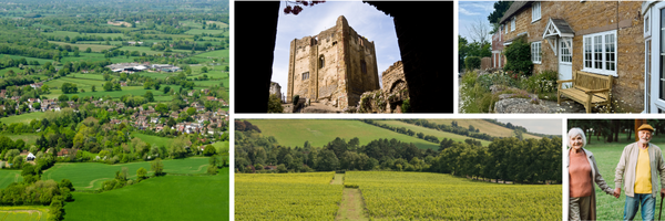 Images of Surrey villages voted best for retirement